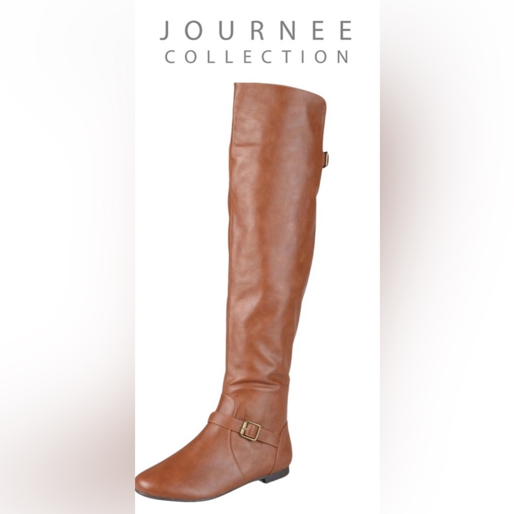 NEW Journee Collection Loft Women's Knee-High
Riding Boots Chestnut Size 8.5